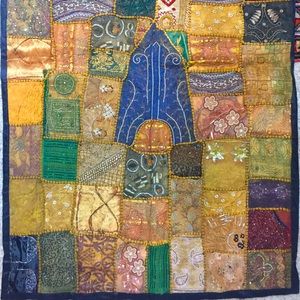 Antiquated Sari quilt w/backing